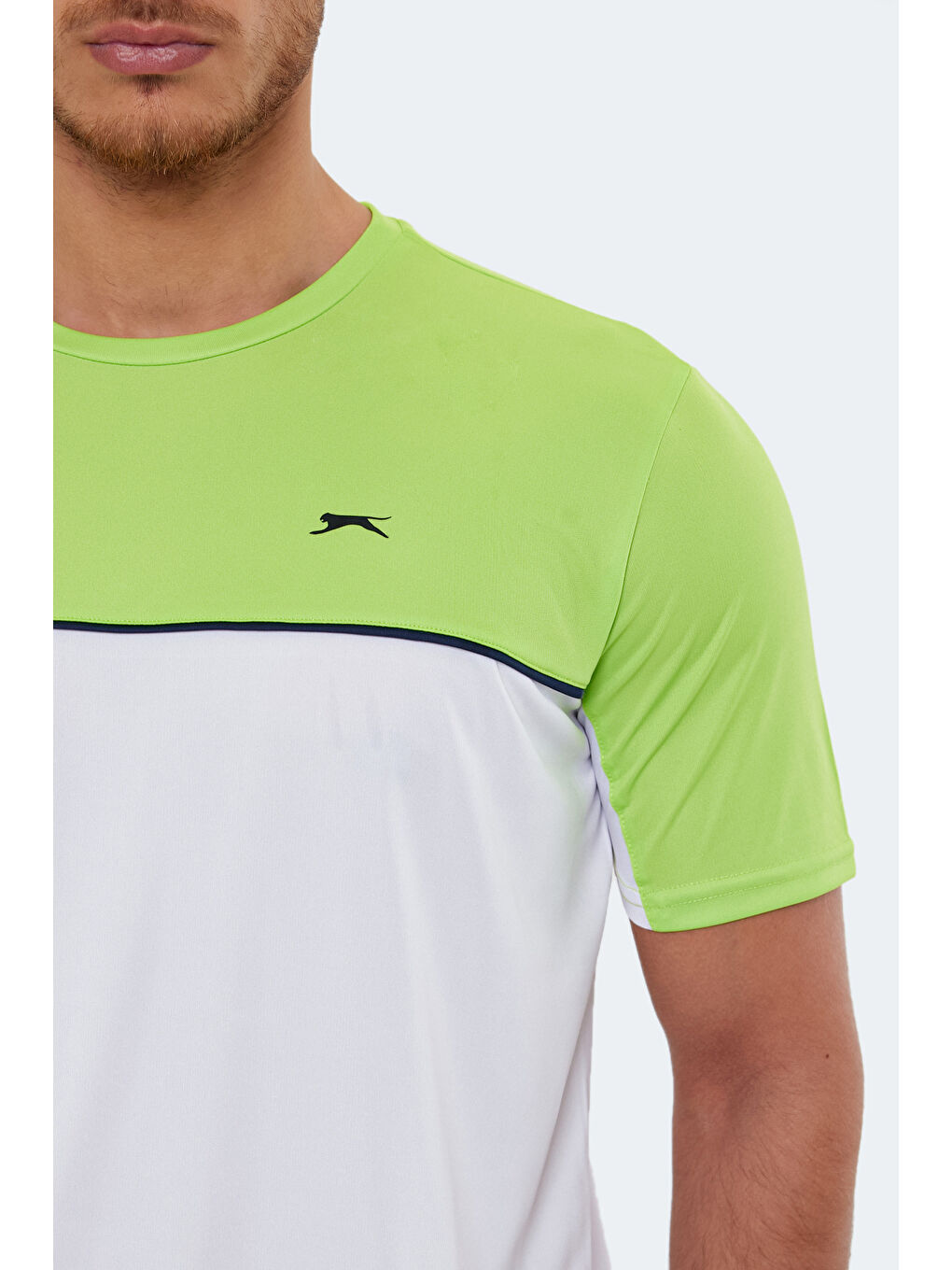 OBSERve Erkek Tişört Beyaz / Yeşil-5