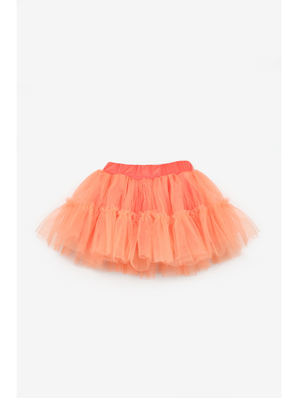 Turuncu Kız Çocuk Tül Etek - Miley-5