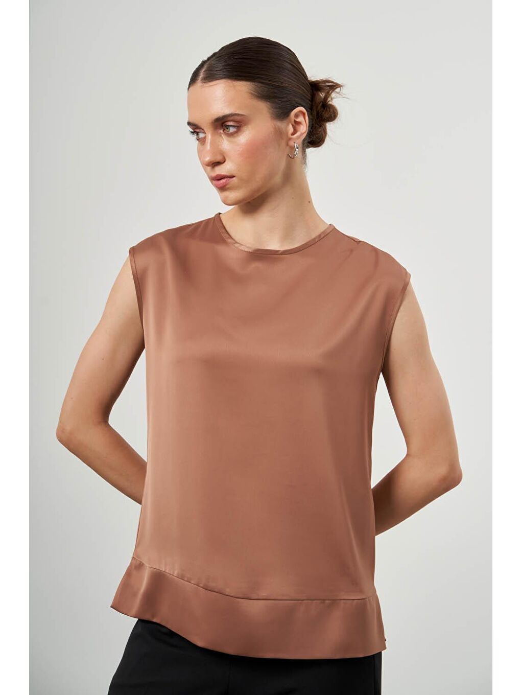 Bsc Kolsuz Bej Bluz-2