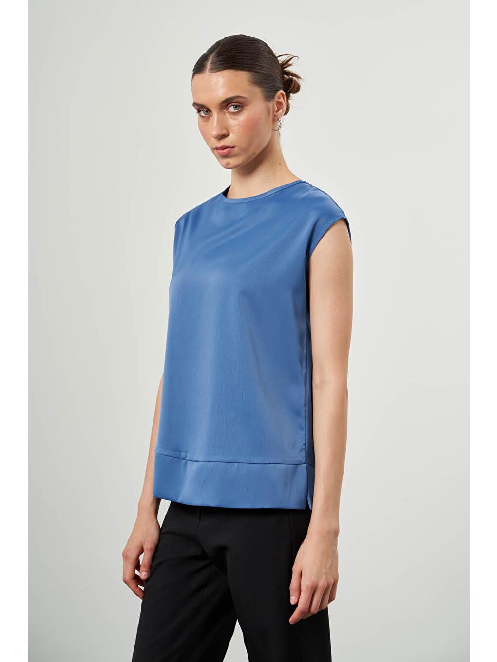 Bsc Kolsuz İndigo Bluz-2