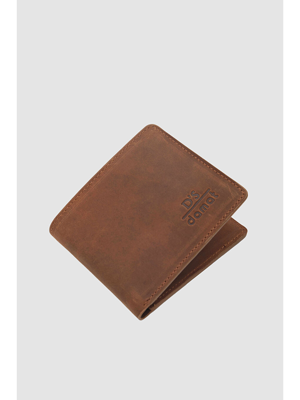 Kahverengi Taba Kutulu Hakiki Crazy Deri Cüzdan