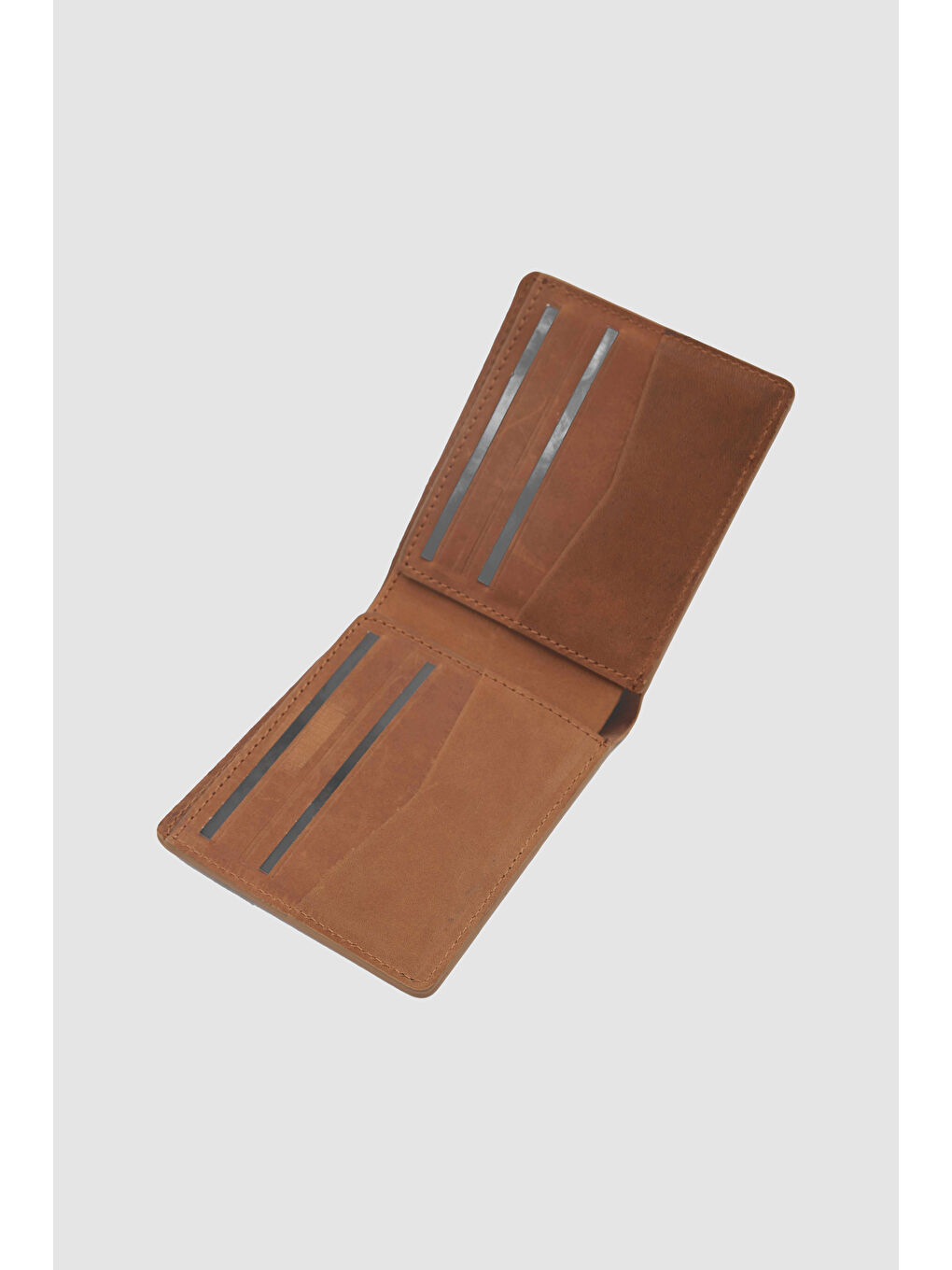 Kahverengi Taba Kutulu Hakiki Crazy Deri Cüzdan-1