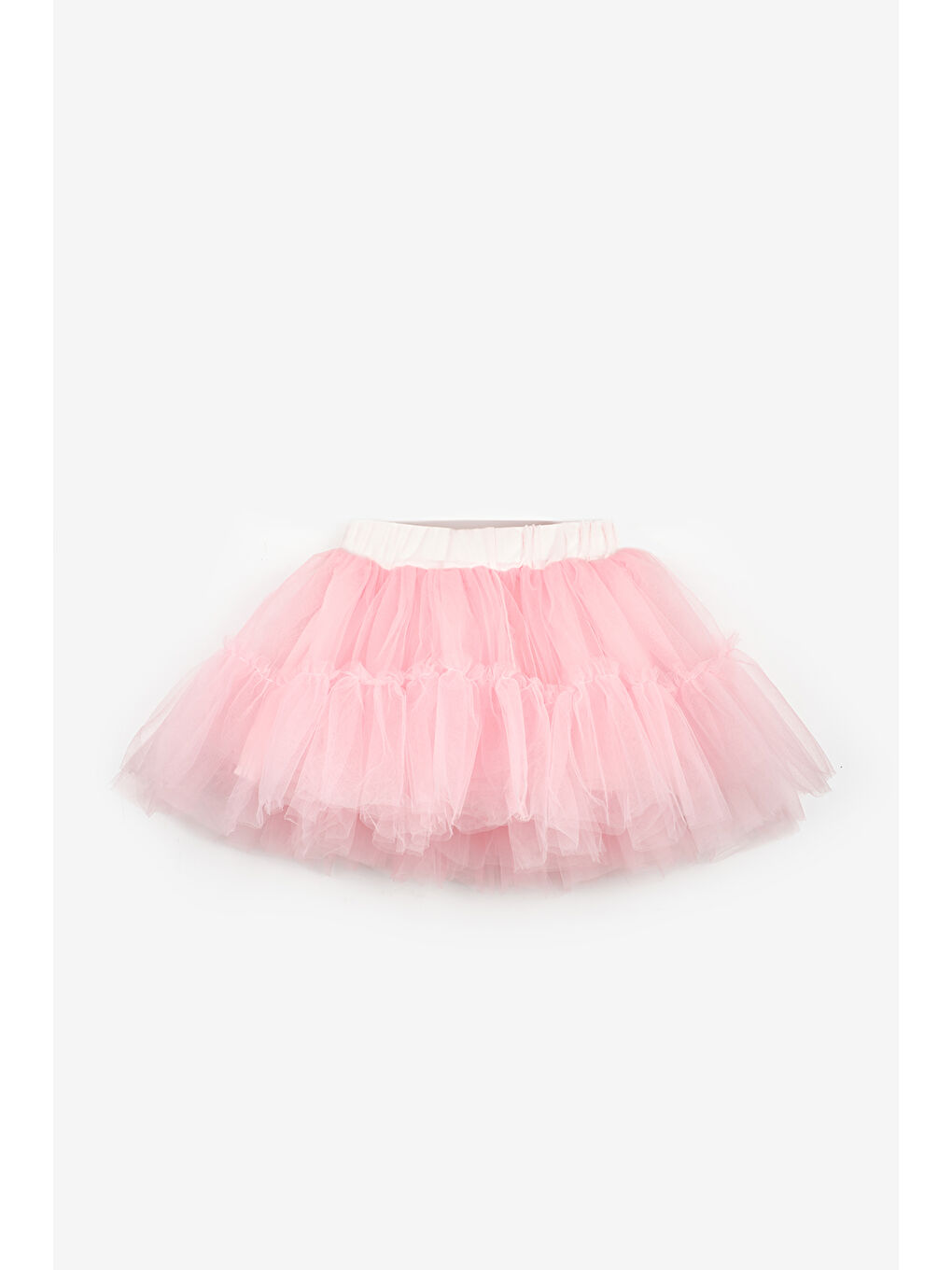 Pembe Kız Çocuk Tül Etek - Miley-1