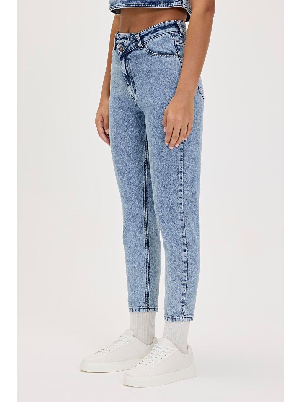 İndigo Alisha Jeans Mavi Kadın Denim Pantolon-1