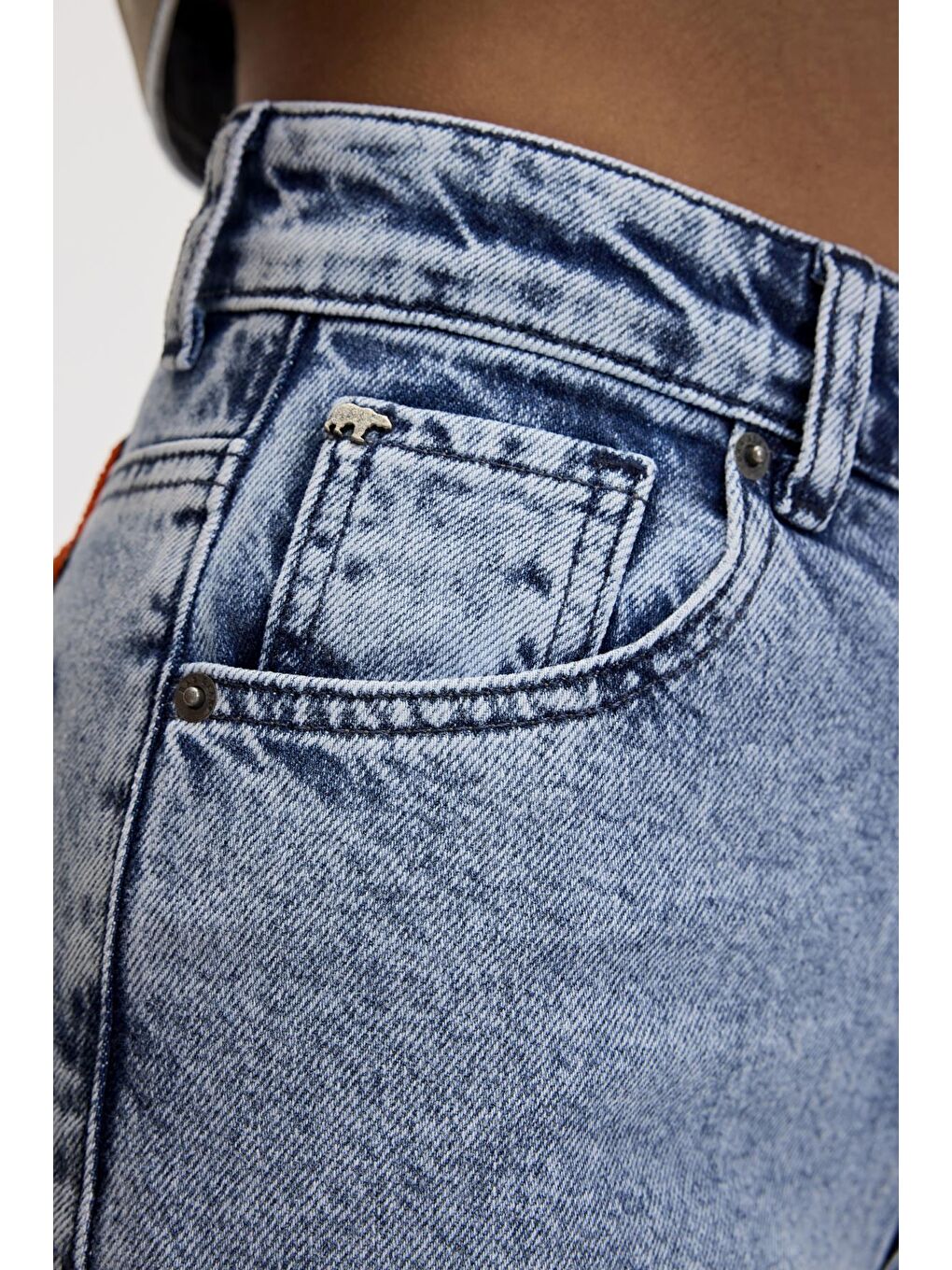 İndigo Alisha Jeans Mavi Kadın Denim Pantolon-5