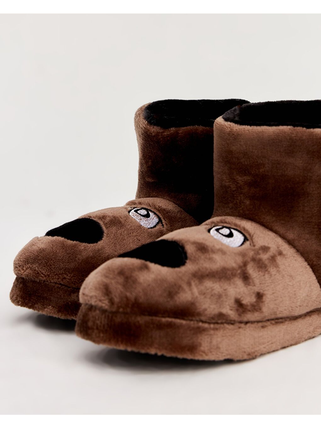 Kahverengi KEPÜ - Hayvan Figürlü Erkek Panduf-2