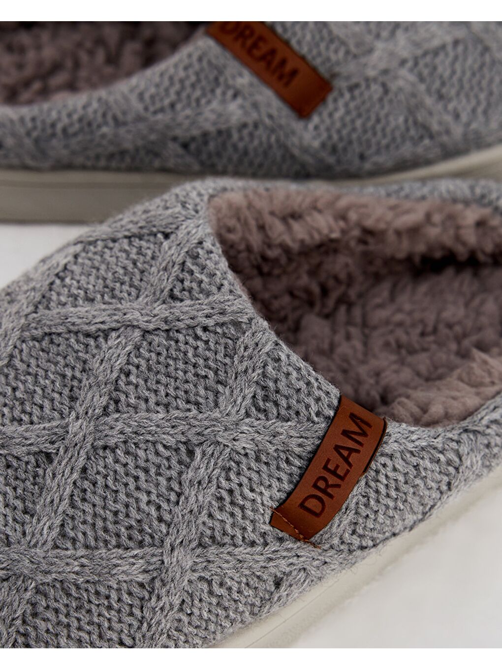 Gri VİSİON - Kadın Terlik-1