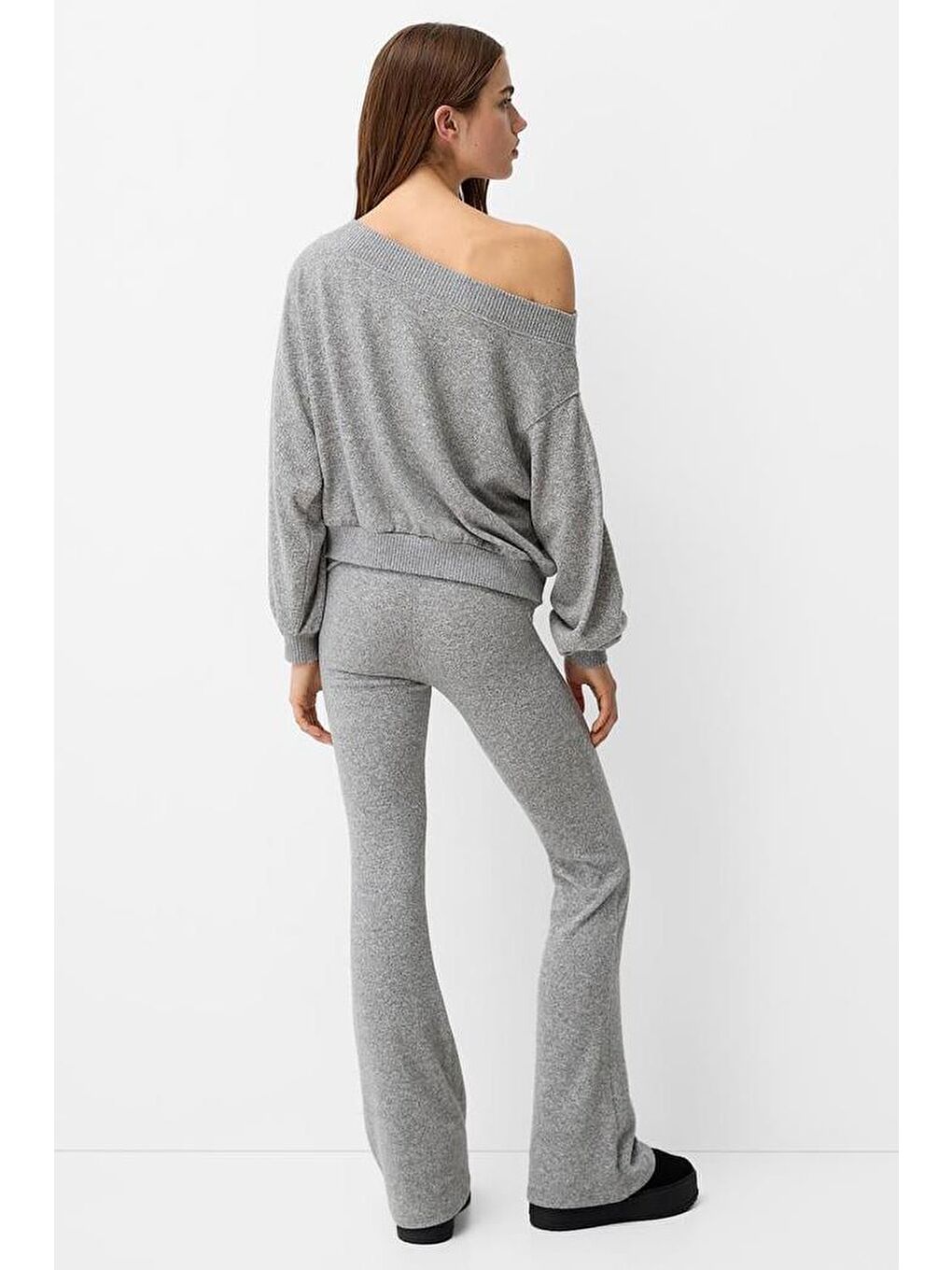 Gri Bluz Pantolon İkili Takım Mg2289-1