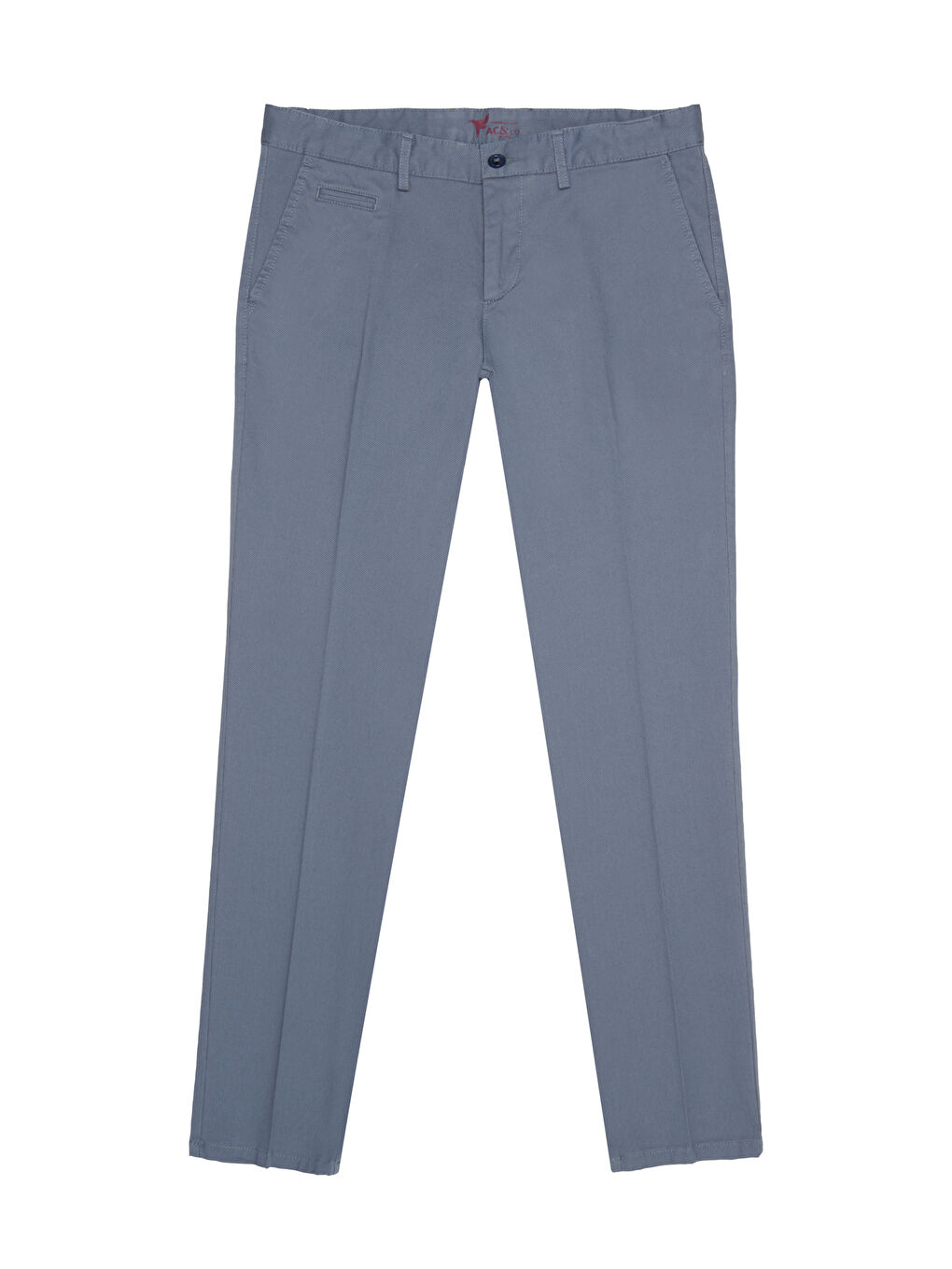 Erkek Petrol Slim Fit Dar Kesim Yan Cepli Pamuklu Esnek Armürlü Pantolon-10