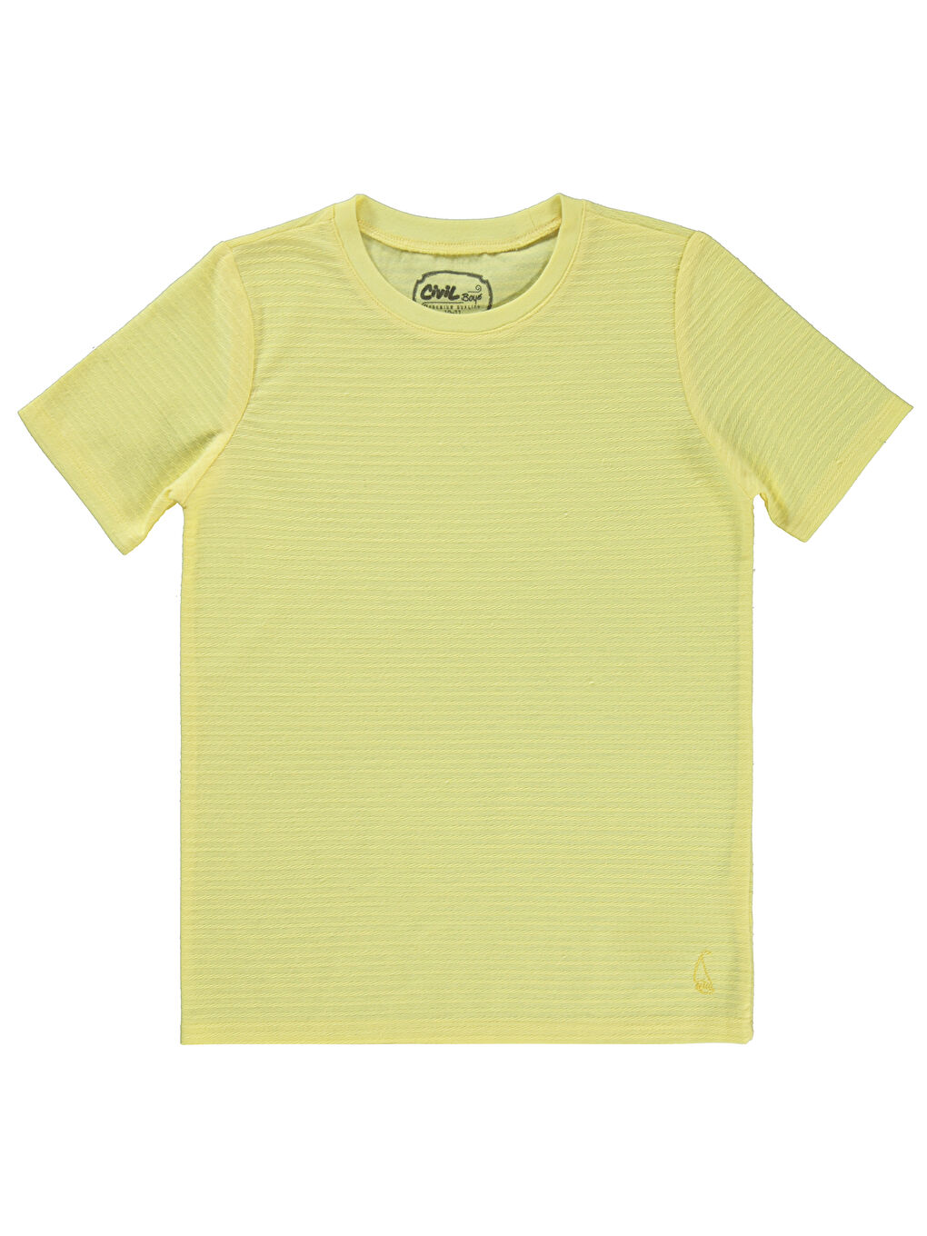 Boys Erkek Çocuk Tişört 10-13 Yaş Açık Sarı