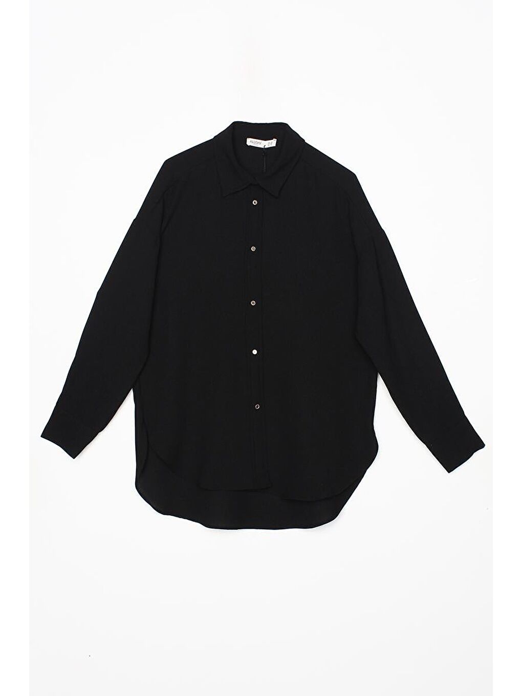 Siyah Rahat Gömlek Tunik-5