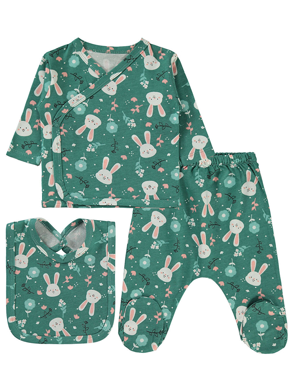 Baby Erkek Bebek Zıbın Takımları 0-1 Ay Haki