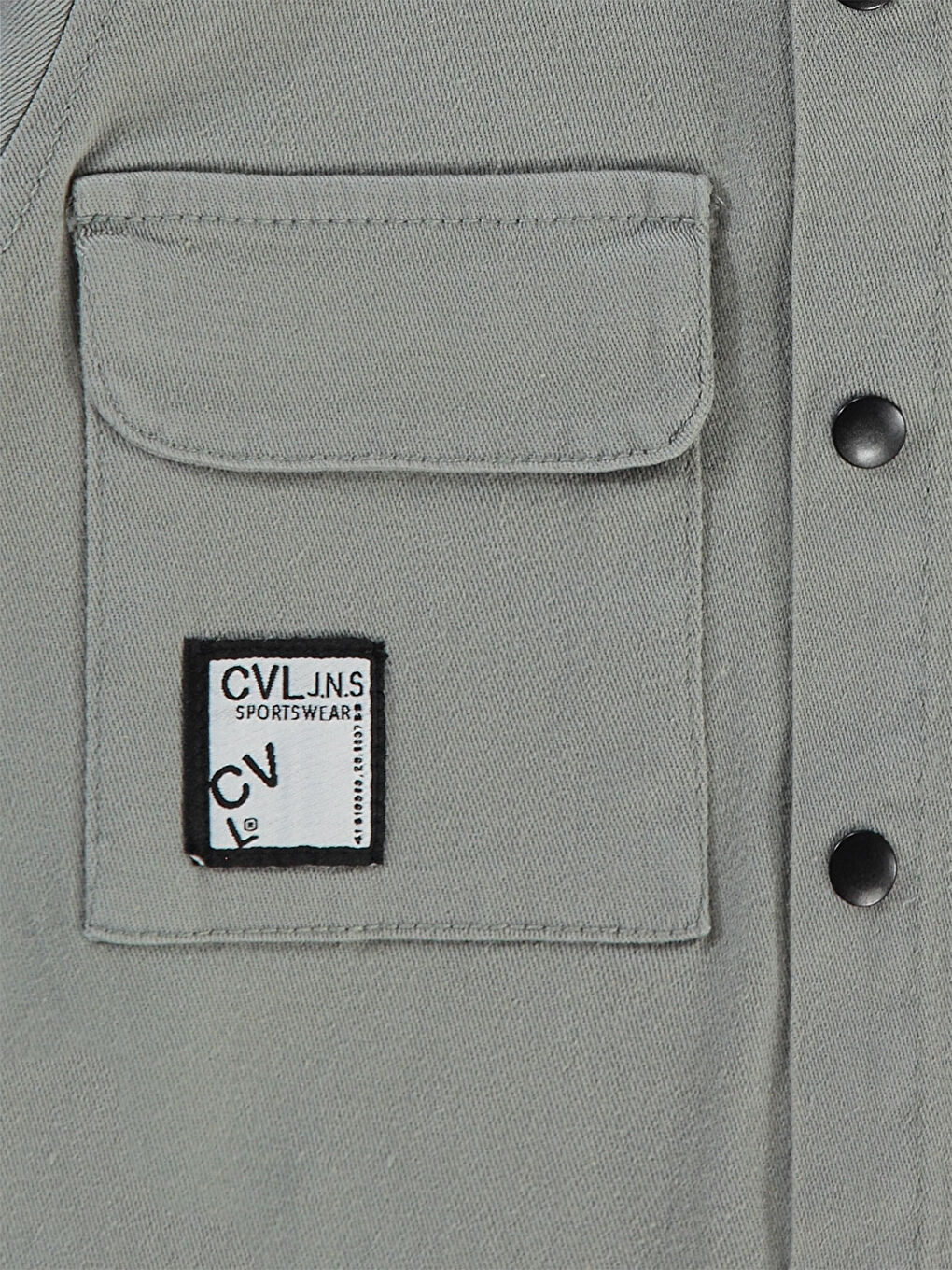 Boys Erkek Çocuk Kapüşonlu Gömlek 10 13 Yaş Gri-1