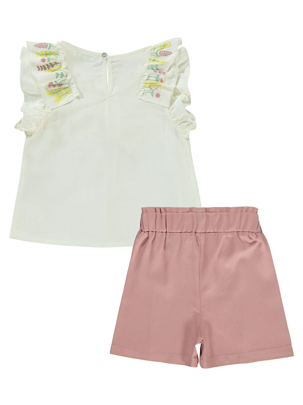 Girls Kız Çocuk Takım 2-5 Yaş Ekru-1