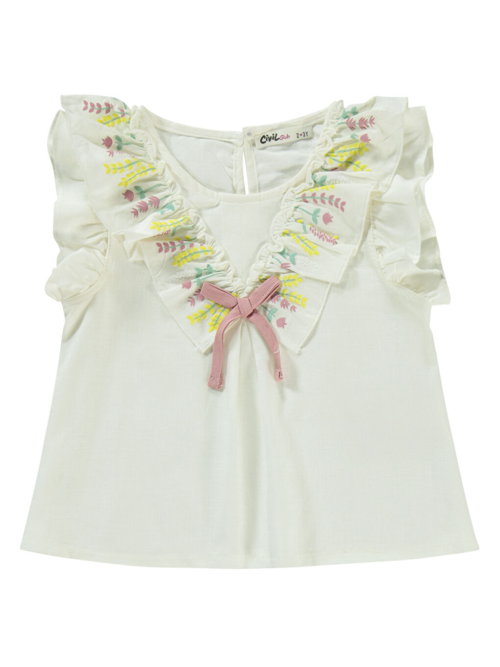 Girls Kız Çocuk Takım 2-5 Yaş Ekru-2