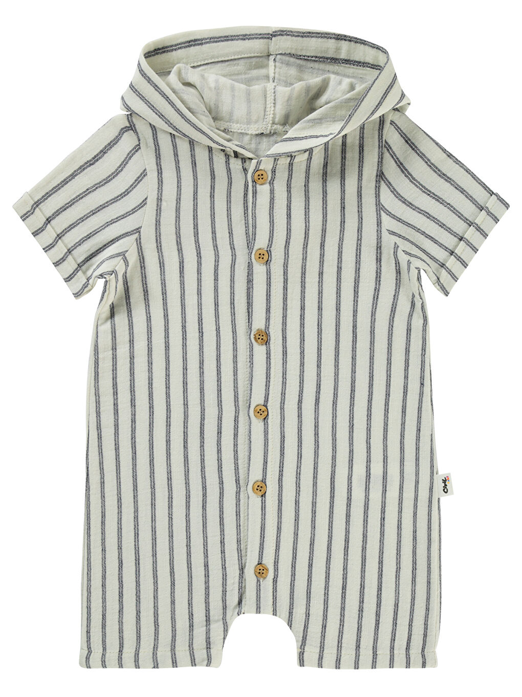 Baby Erkek Bebek Şortlu Tulum 6-18 Ay Antrasit