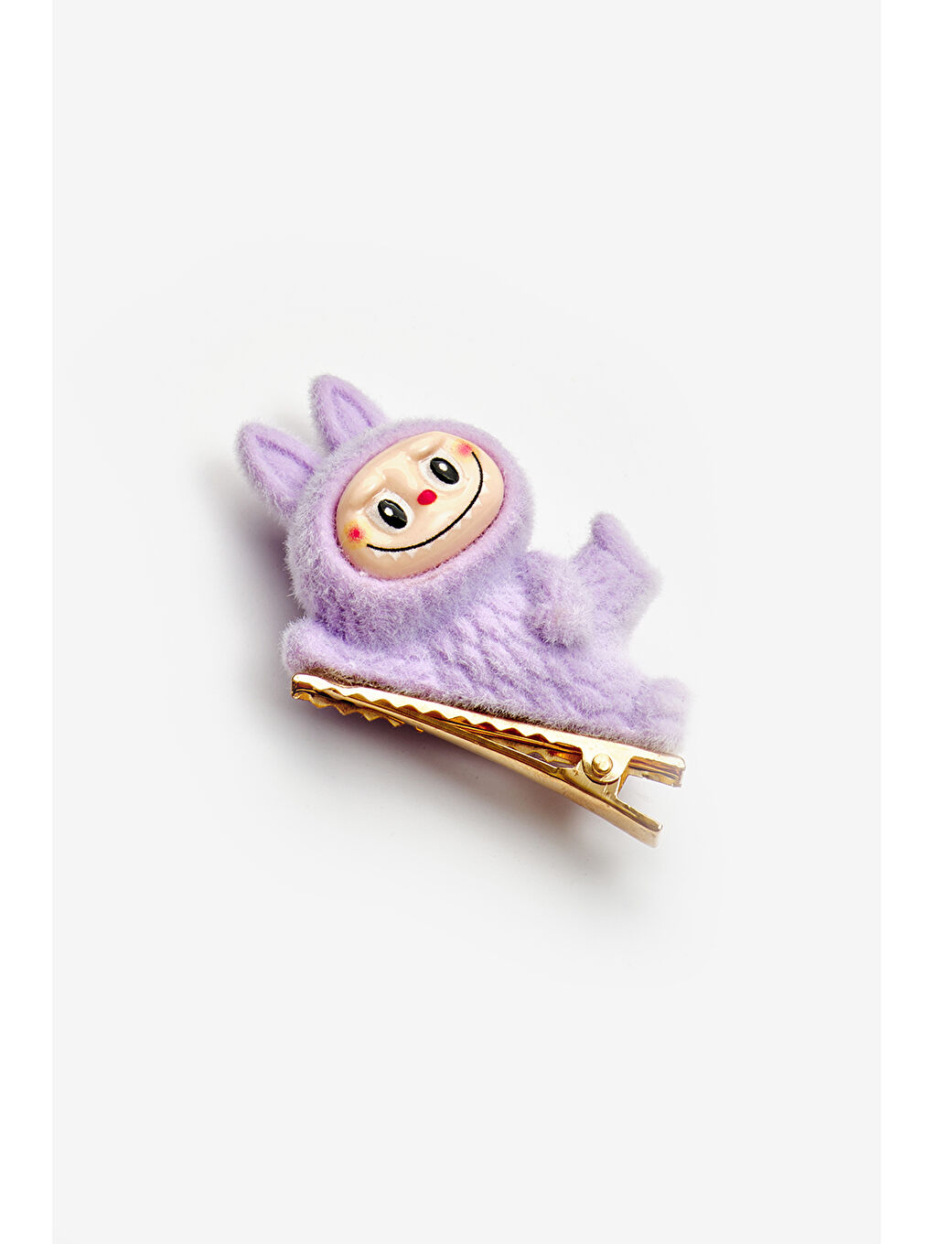 Lila Oyuncak Figürlü Kız Çocuk Klips Toka-1