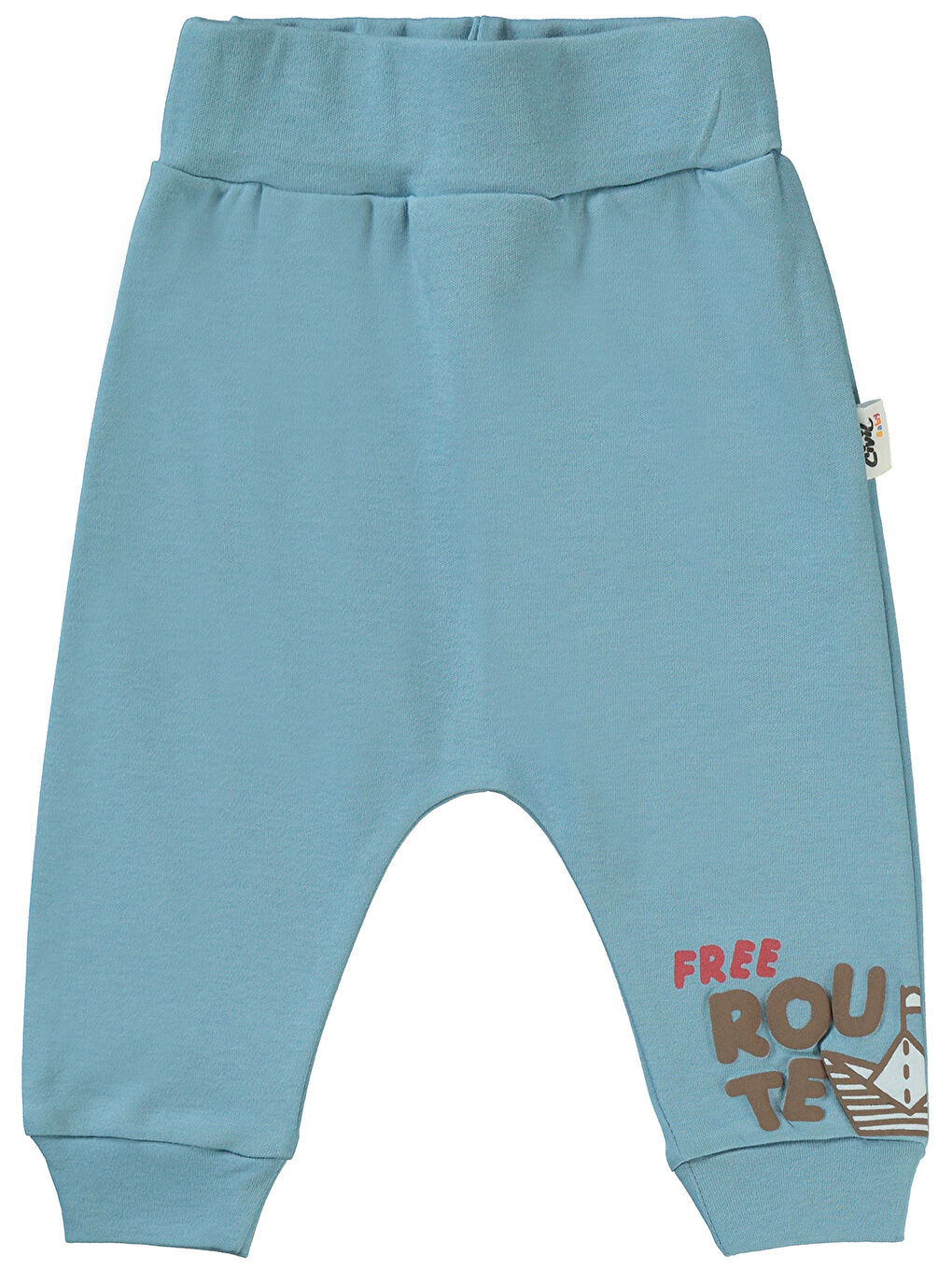 Baby Erkek Bebek 2'li Patiksiz Tek Alt 6-18 Ay Mavi-3