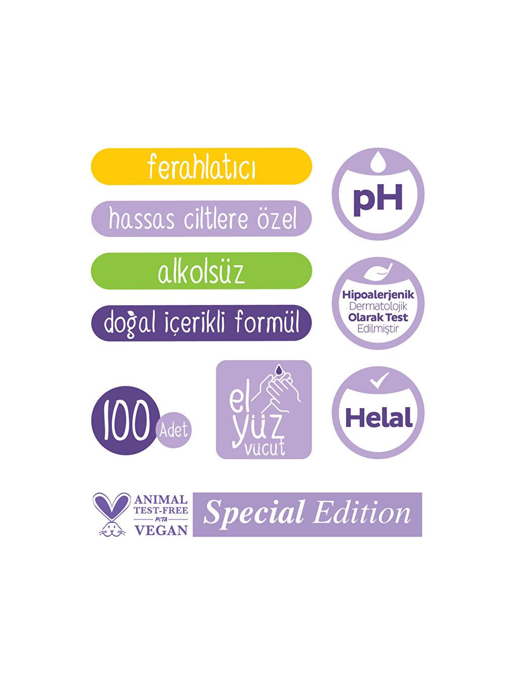 Herbal Kişisel Bakım Havlusu 3x100 (300 Yaprak)-3