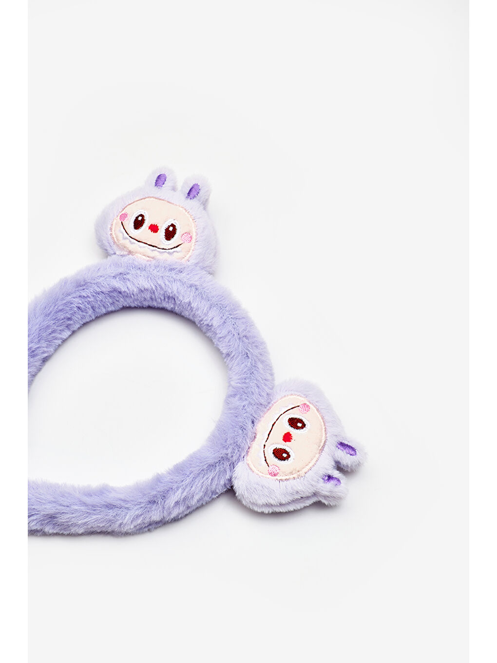 Lila Oyuncak Figürlü Kız Çocuk Pelüş Taç-1