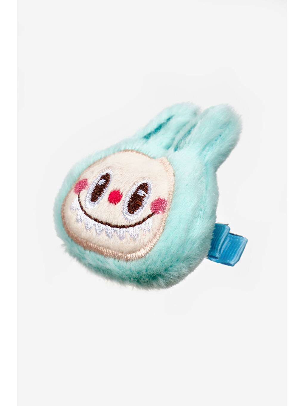 Yeşil Mint Pelüş Oyuncak Figürlü Kız Çocuk Klips Toka-1