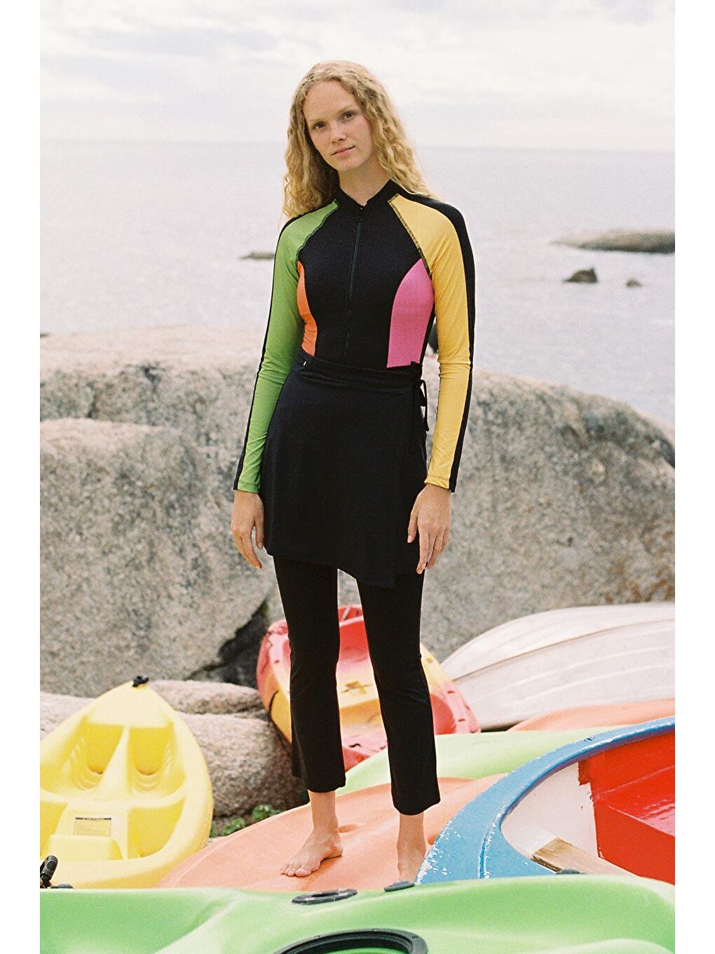 Tesettür Mayo Pantolon Siyah-1