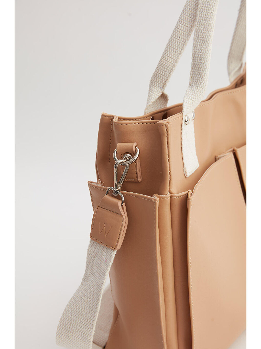 Kahverengi Deri Everyday Bag Camel-2