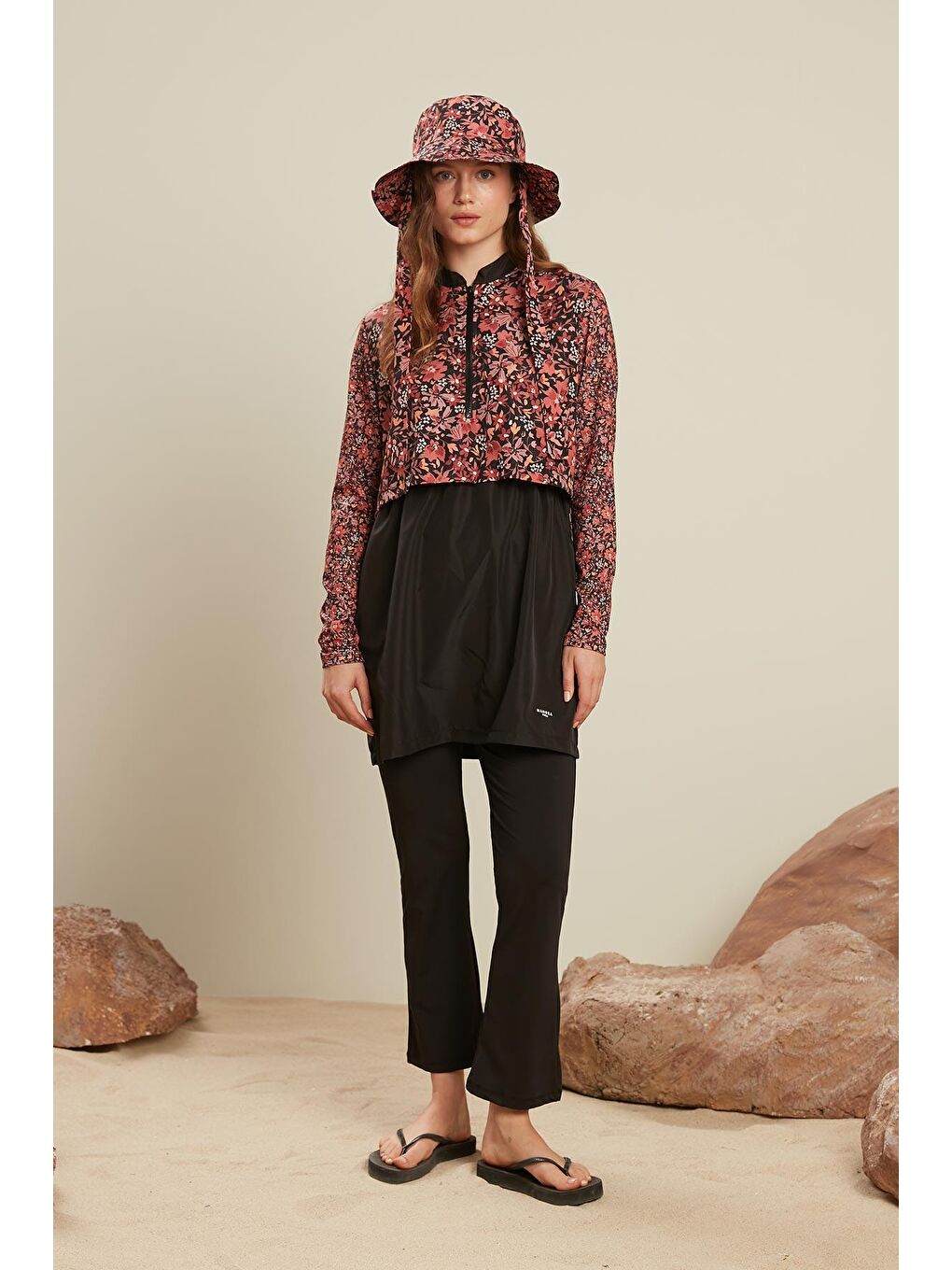 Tesettür Mayo Pantolon Siyah-3