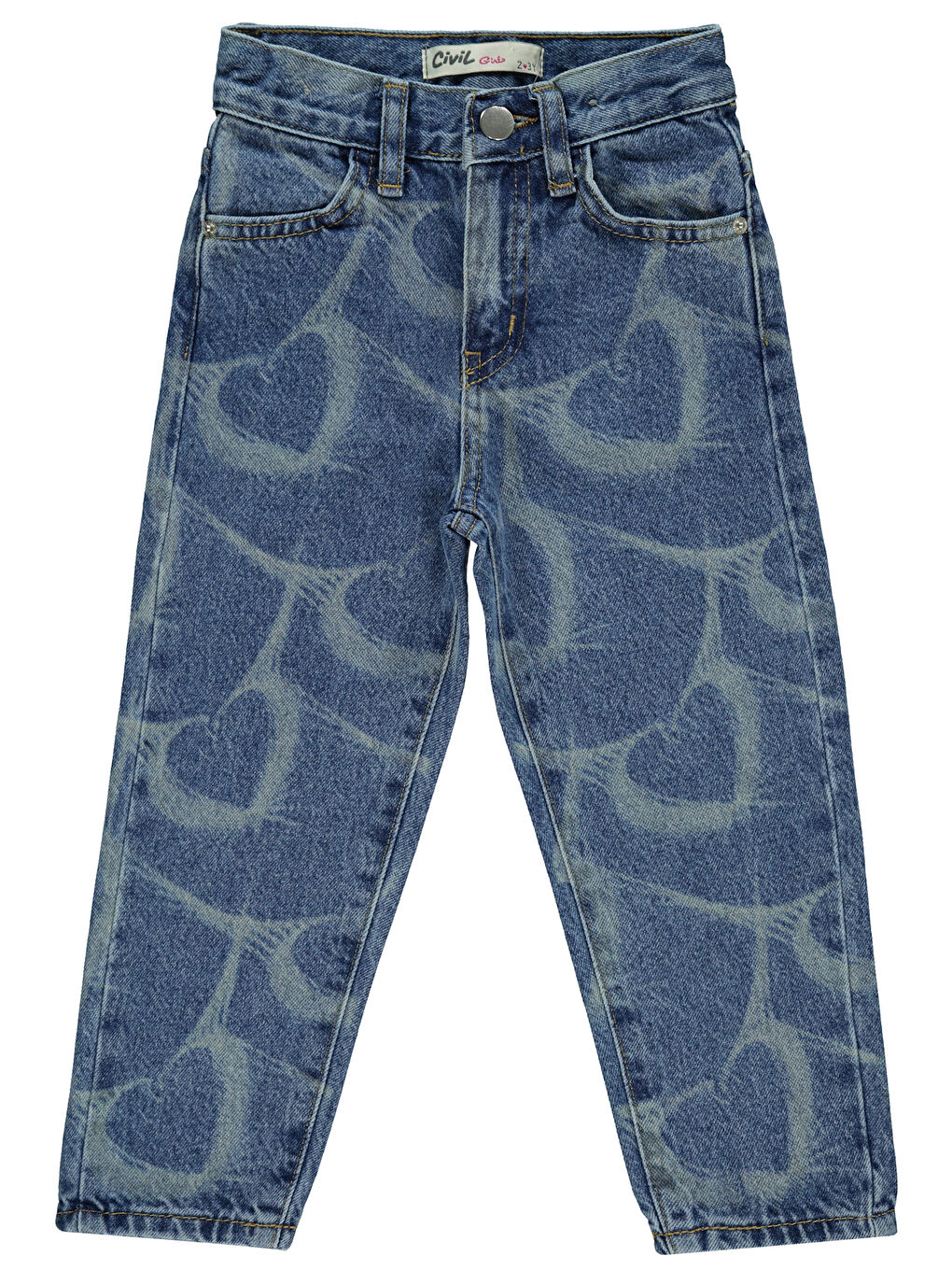 Girls Kız Çocuk Pantolon 2-5 Yaş Açık Mavi