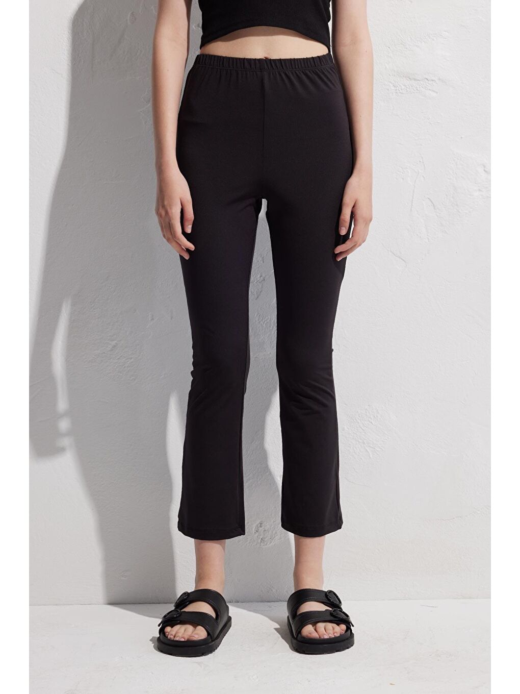 Tesettür Mayo Pantolon Siyah-5
