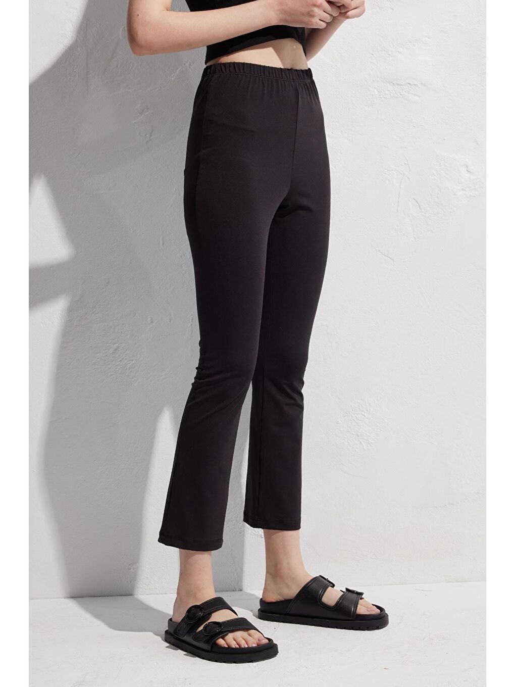 Tesettür Mayo Pantolon Siyah-6