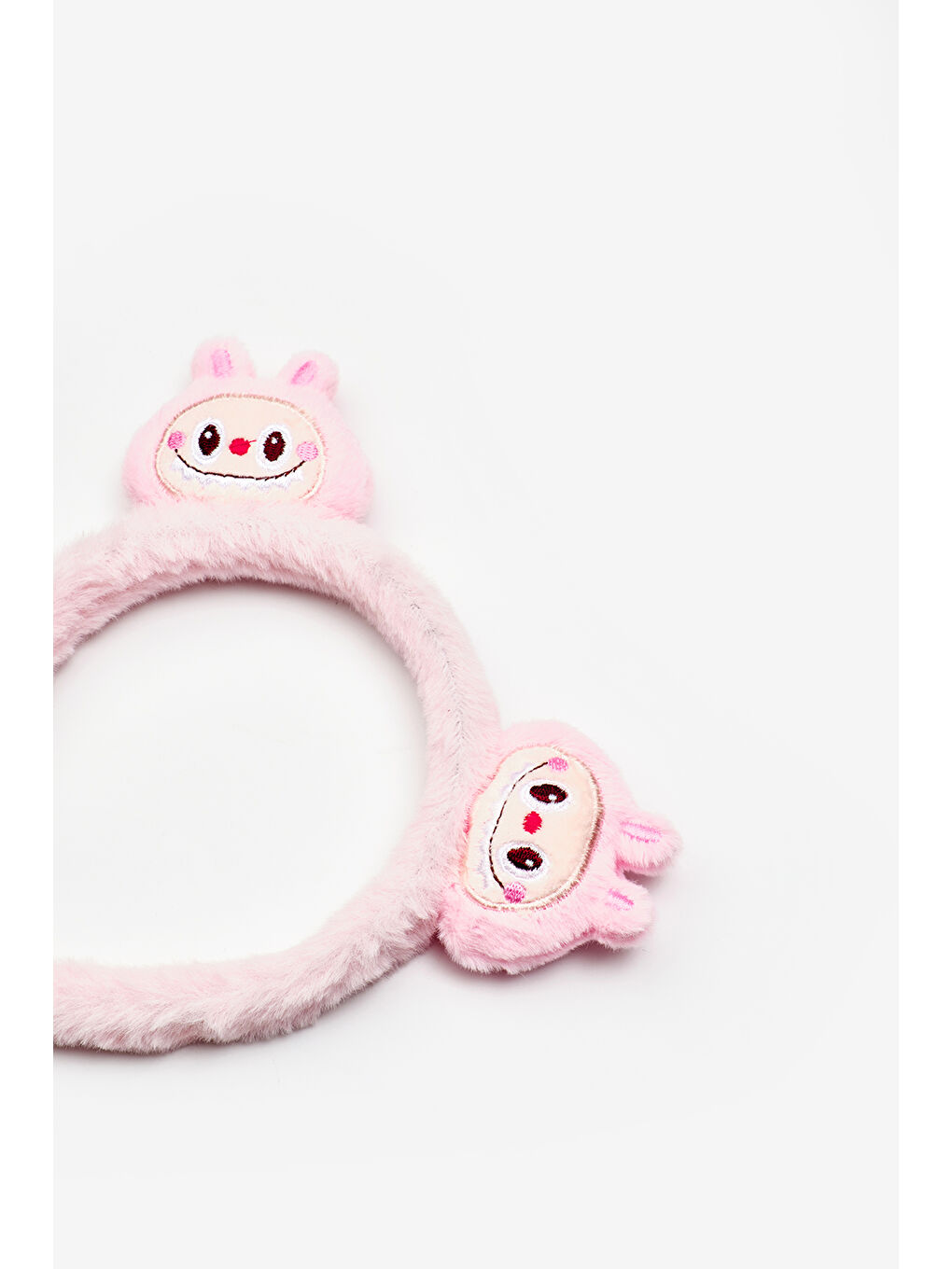 Pembe Oyuncak Figürlü Kız Çocuk Pelüş Taç-2