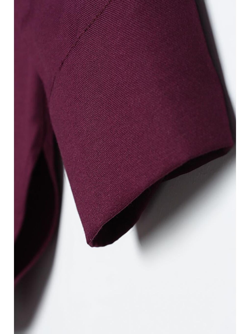 Mürdüm Oversize Basic Gömlek-5