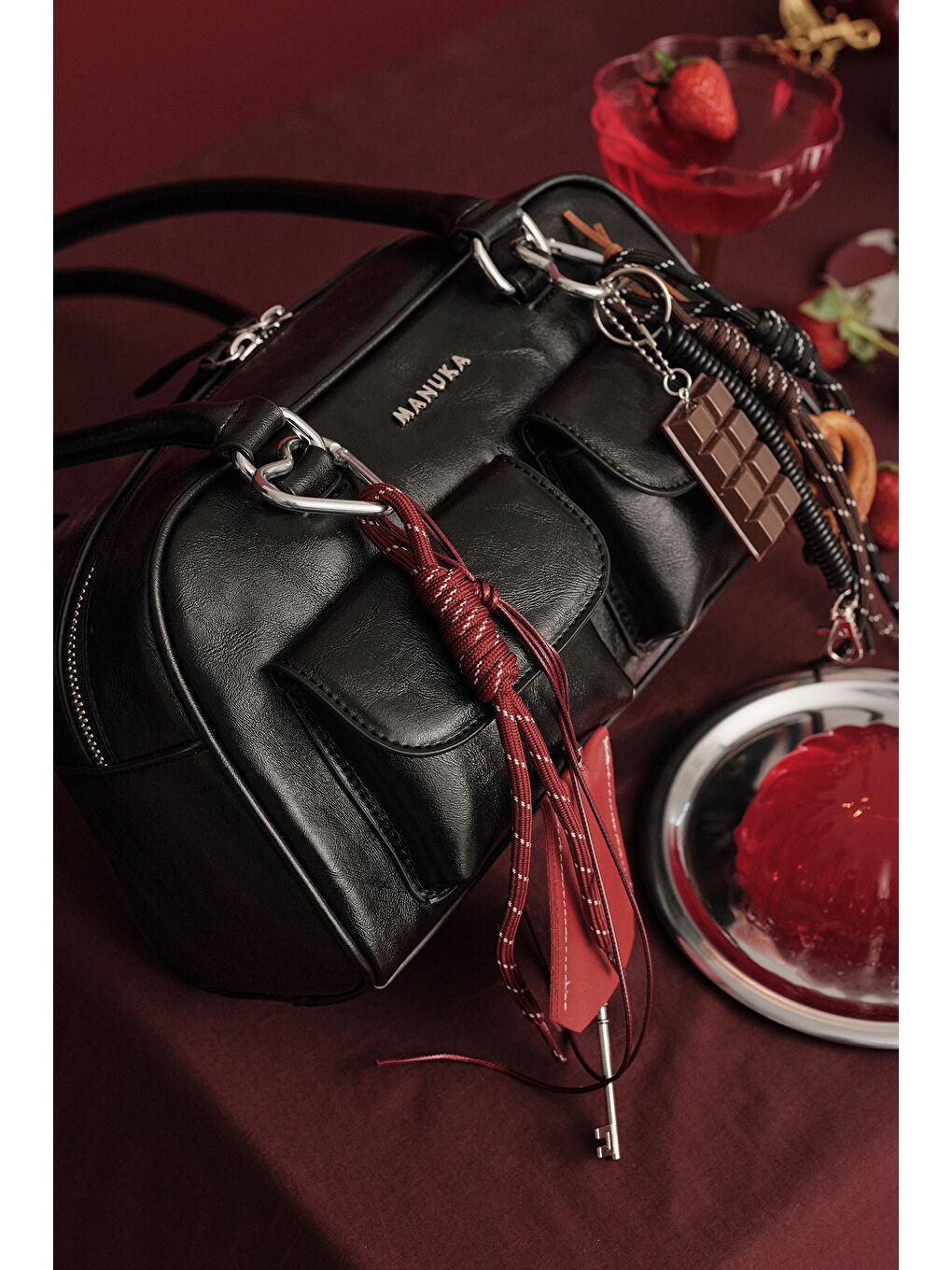 Cepli Retro Çanta Siyah-2