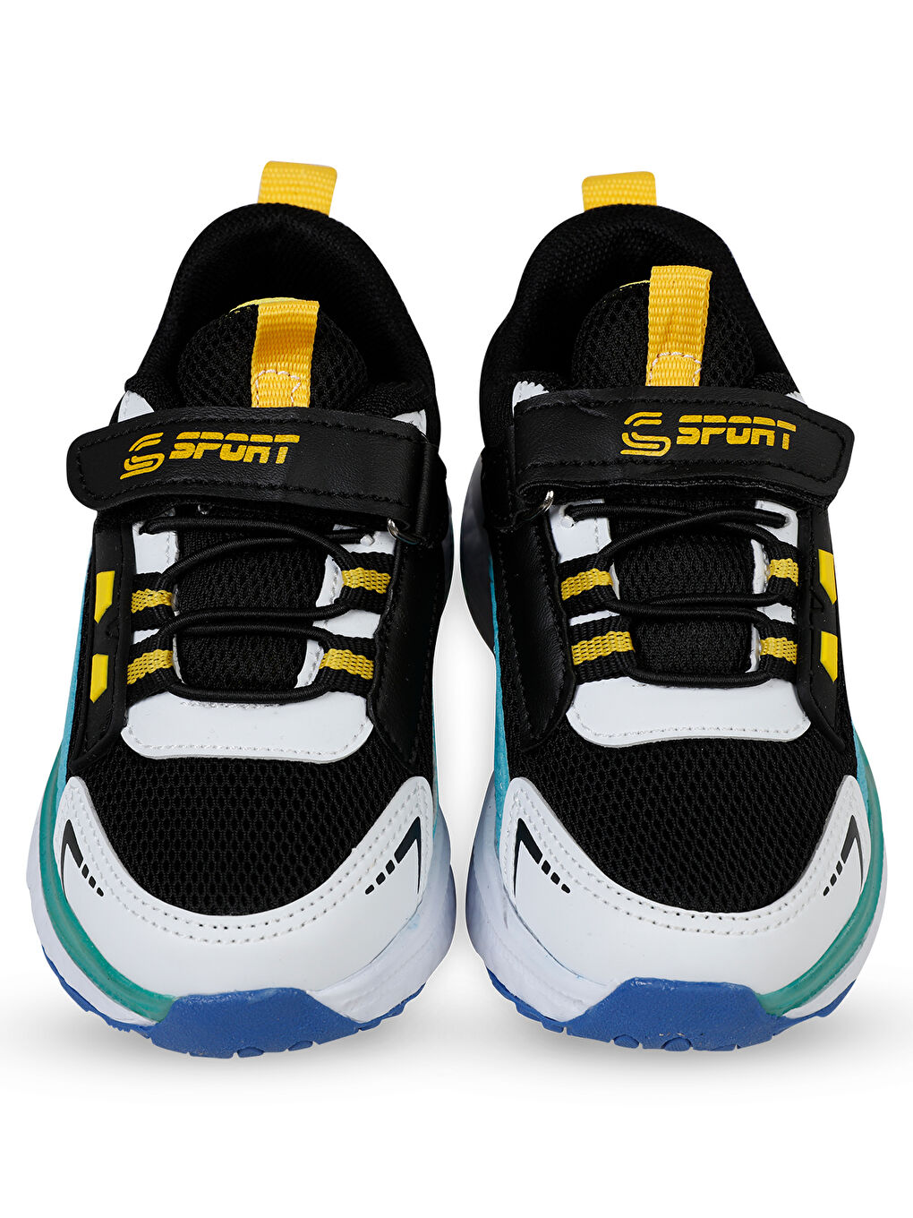 Sport Erkek Çocuk Spor Ayakkabı 31-35 Numara Siyah-Mavi-2