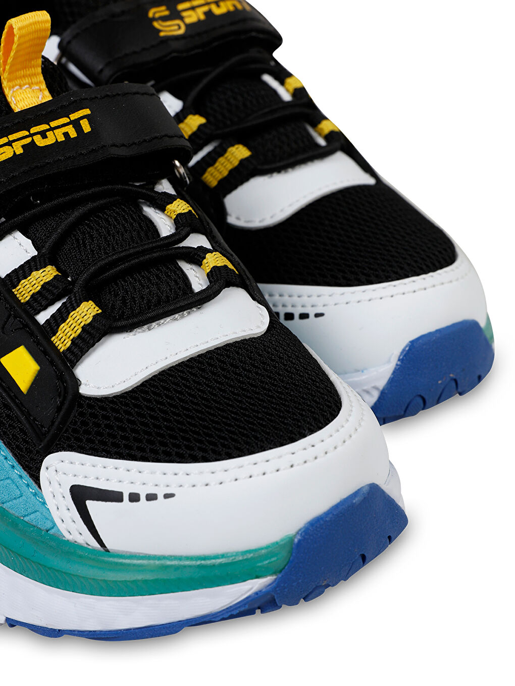 Sport Erkek Çocuk Spor Ayakkabı 31-35 Numara Siyah-Mavi-3