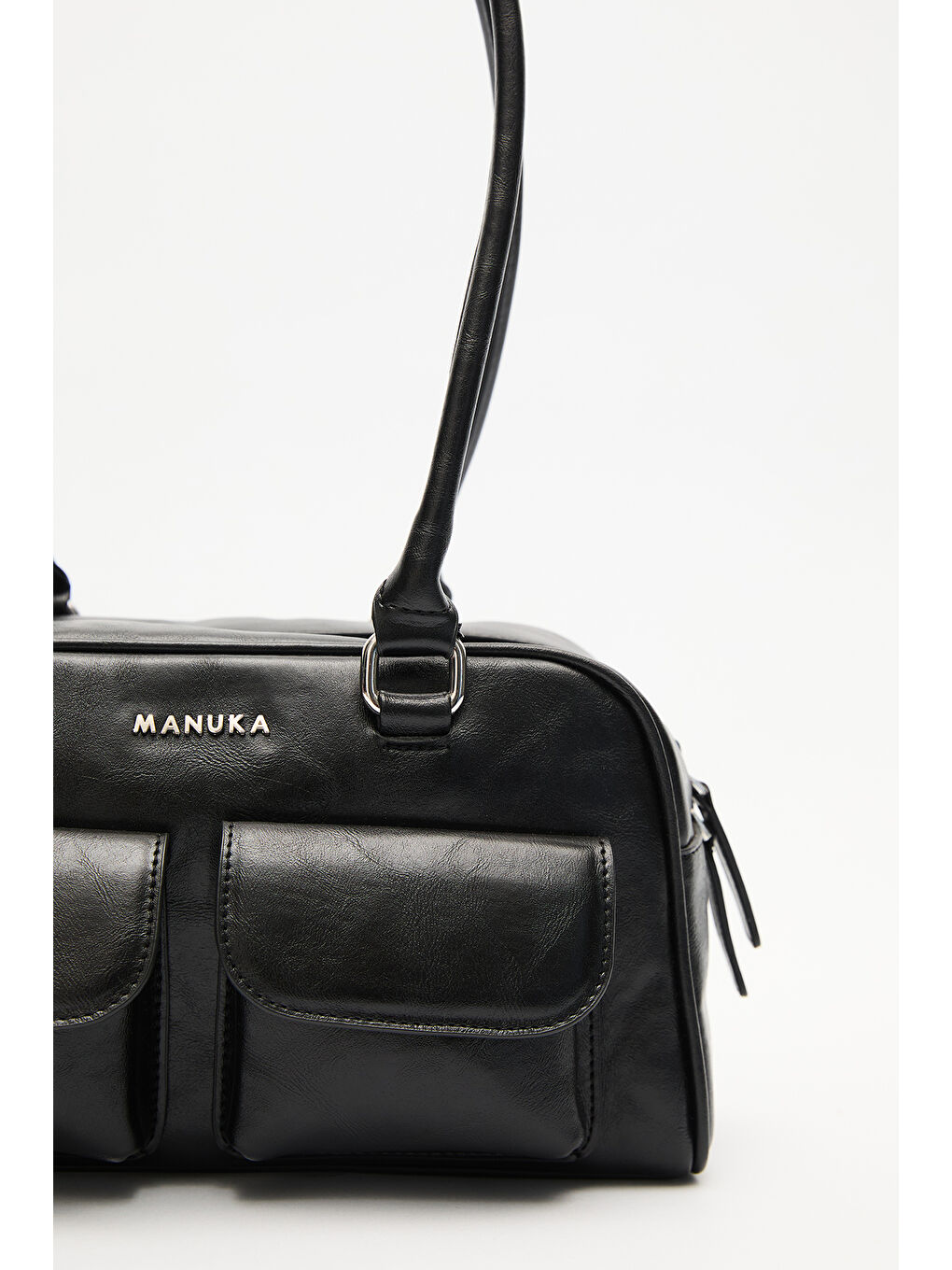 Cepli Retro Çanta Siyah-5