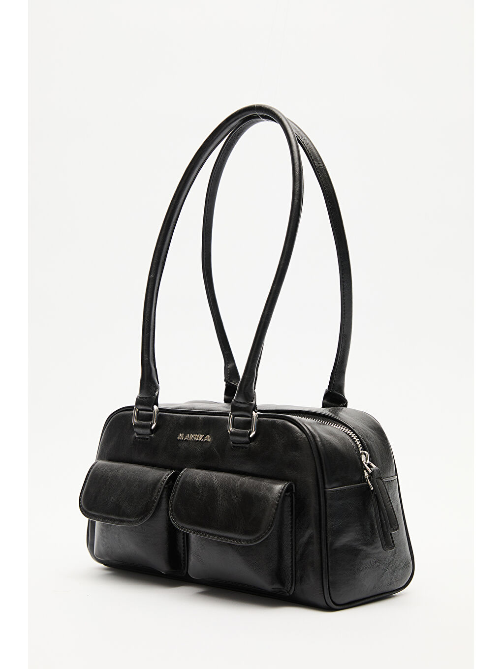 Cepli Retro Çanta Siyah-6