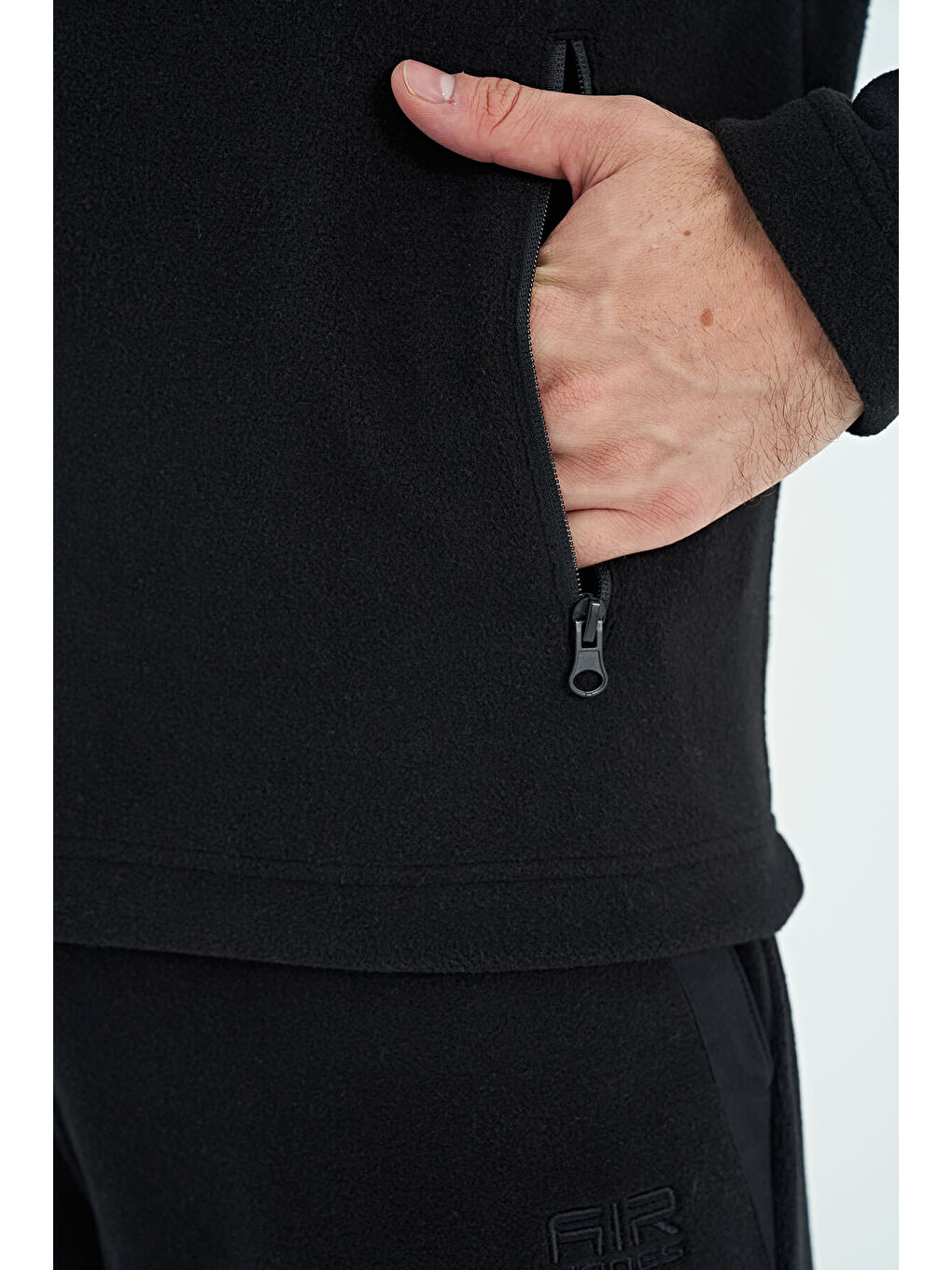 Doyle Siyah Erkek Polar Eşofman Takım - 85225-4