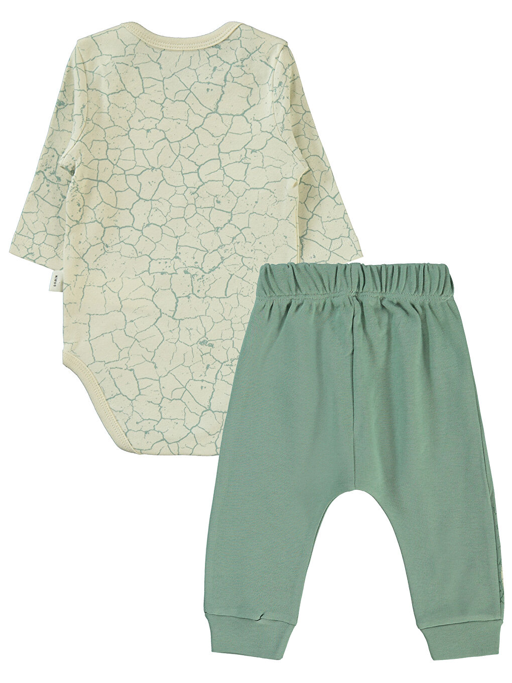 Baby Erkek Bebek 3'lü Takım 6-18 Ay Çağla Yeşili-2