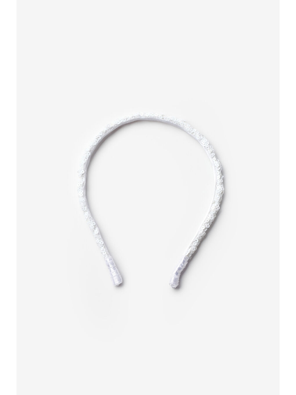 Beyaz Pullu Kız Çocuk Taç