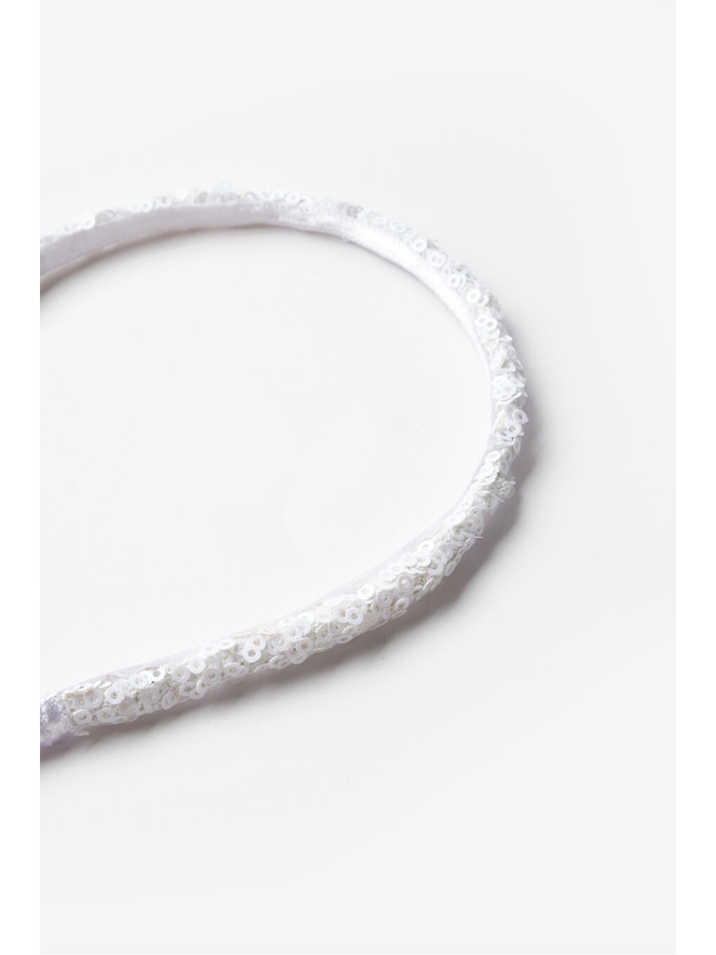 Beyaz Pullu Kız Çocuk Taç-1