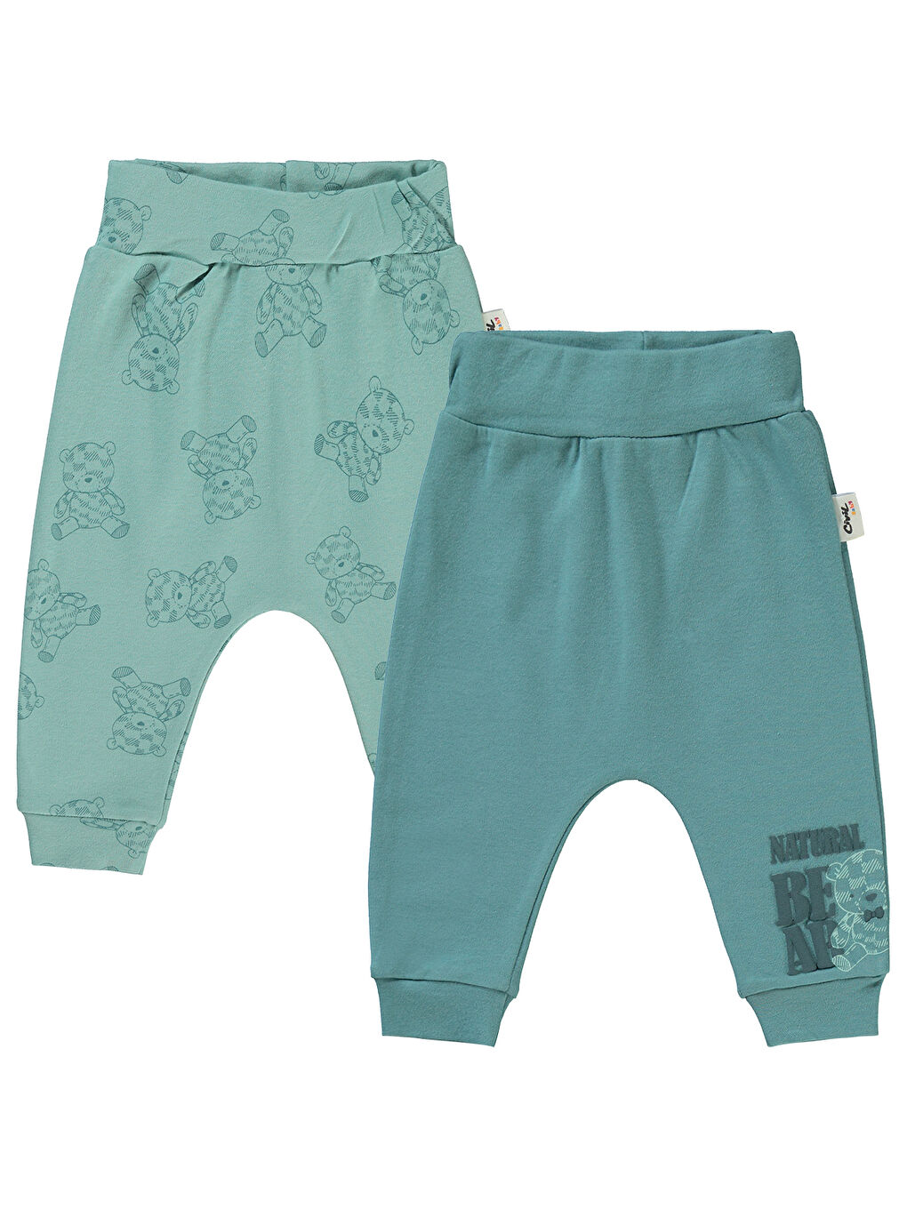 Baby Erkek Bebek 2'li Patiksiz Tek Alt 6-18 Ay Petrol