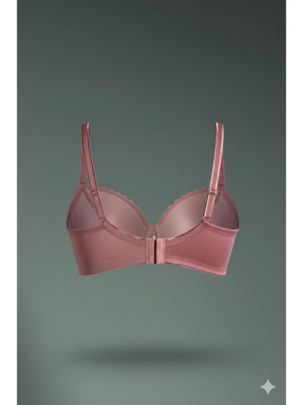 Bej Dantel Detaylı Minimizer Sütyen C12305 Vizon-1