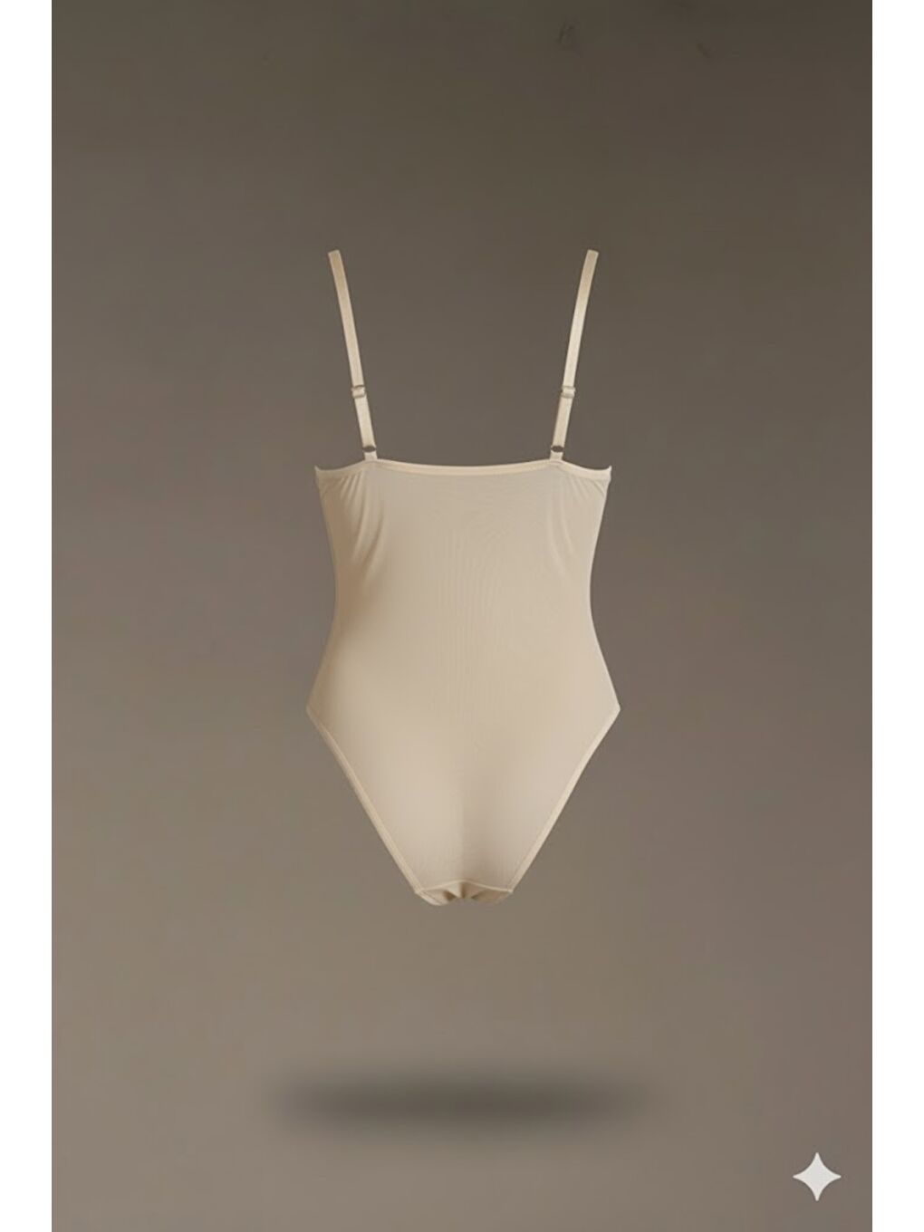 Desteksiz Dantelli Çıtçıtlı Body C15080 Ekru-1