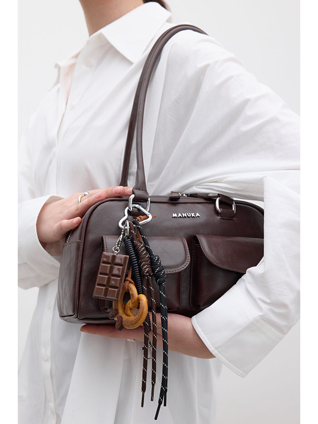 Cepli Retro Çanta Kahverengi-3