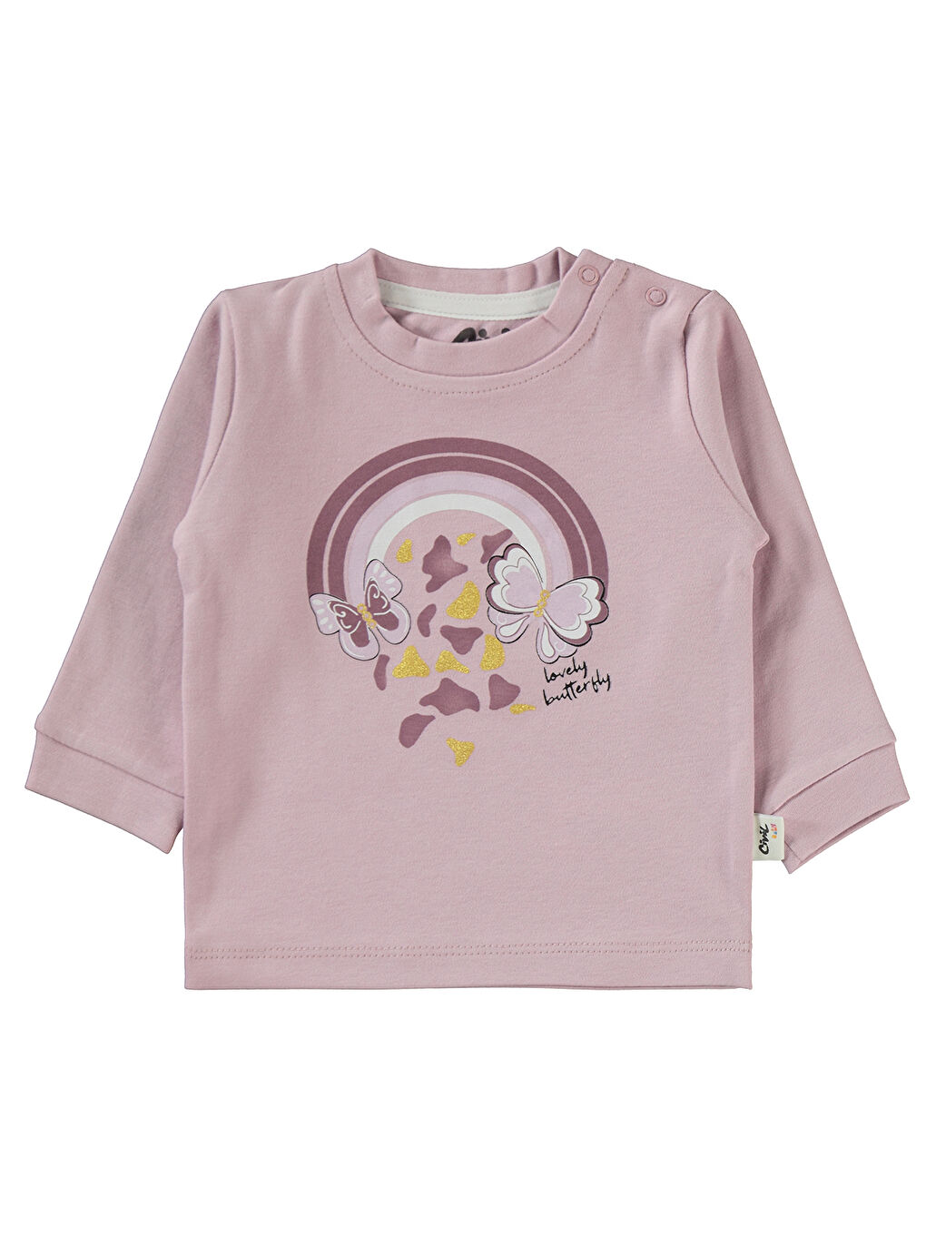 Baby Kız Bebek 2'li Sweatshirt 6-18 Ay Lila-2