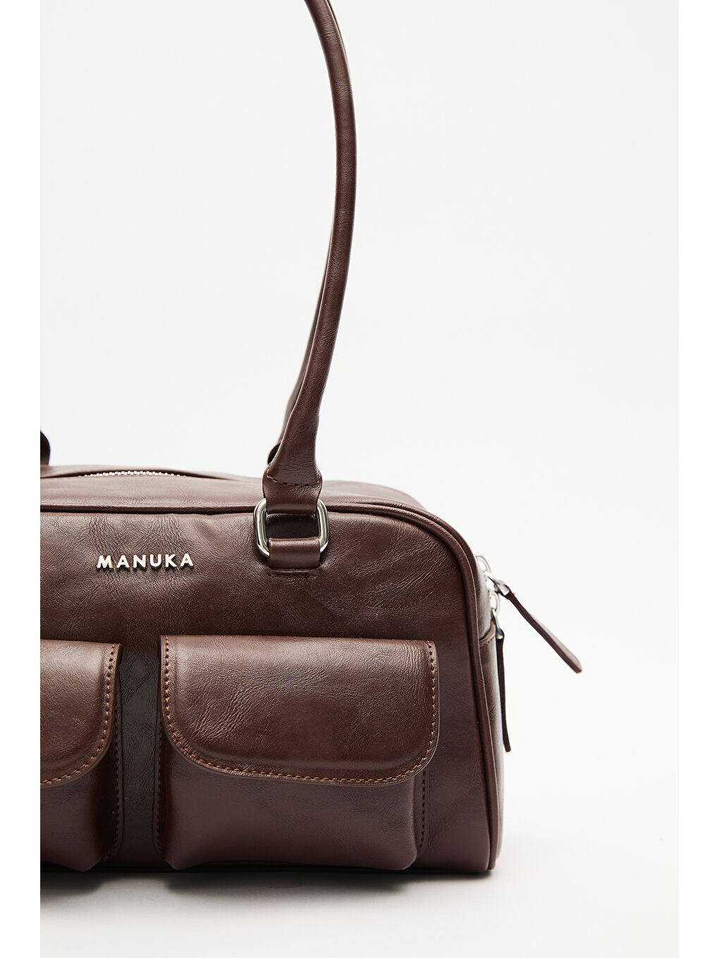 Cepli Retro Çanta Kahverengi-5