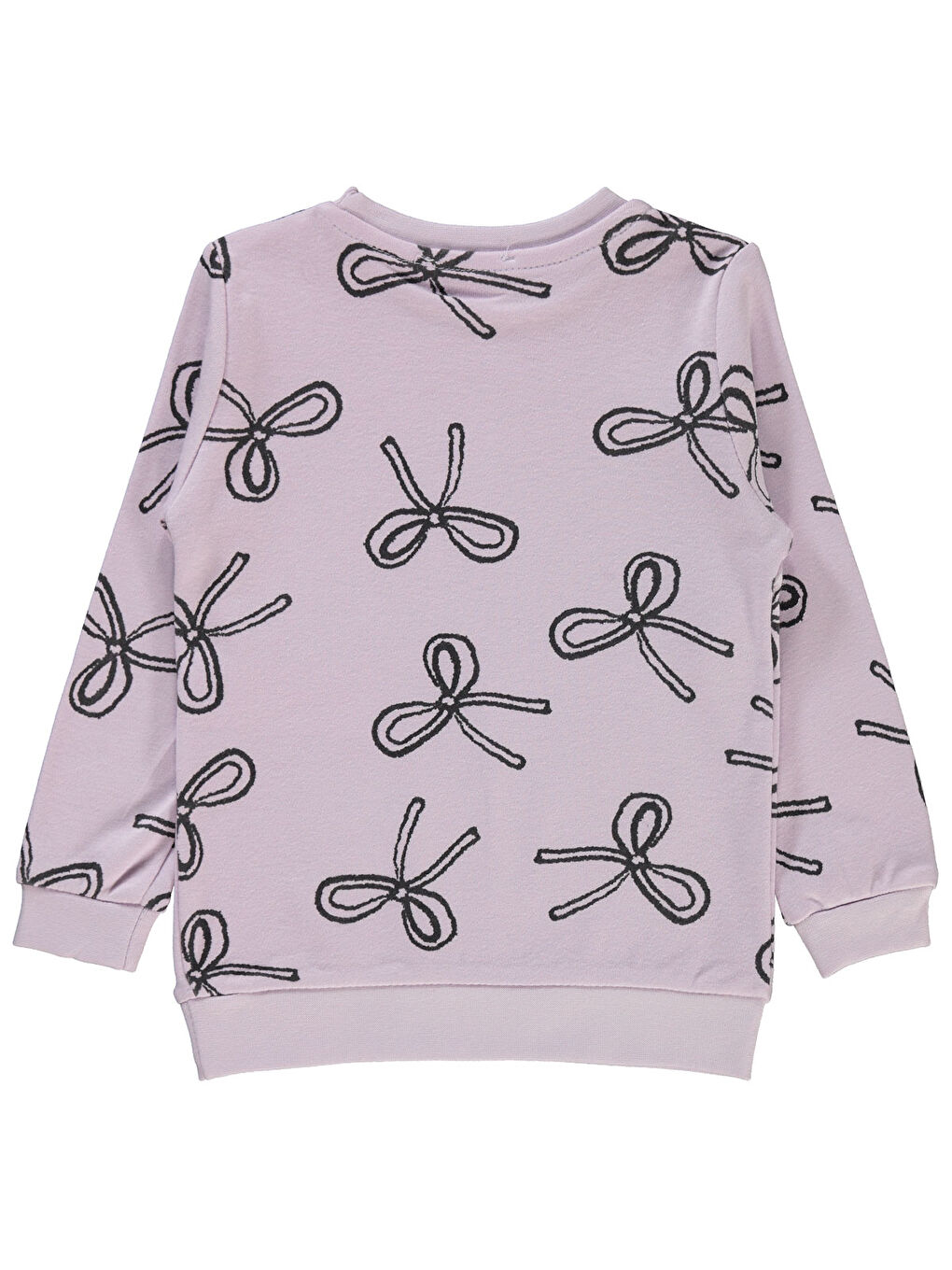 Mor Girls Kız Çocuk Sweatshirt 2-5 Yaş Nazik Lavanta-1