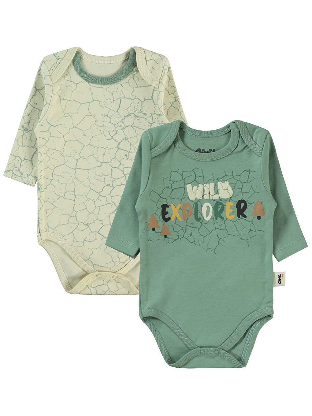 Bebek 2'li Çıtçıtlı Badi 3-18 Ay Çağla Yeşili